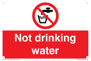 not drinking water